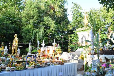 คำอธิบาย : เครื่องบวงสรวง<br>วันที่ถ่าย  :13 พ.ย. 2559<br>ผู้ถ่าย : ธีระวัฒน์  แสนคำ<br>ลิขสิทธิ์  : ศูนย์มานุษยวิทยาสิรินธร (องค์การมหาชน)<br>รูปแบบลิขสิทธิ์ : สัญญาอนุญาตครีเอทีฟคอมมอนส์<br>